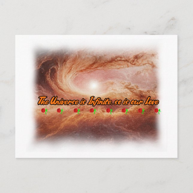 Poesie und Universum Postkarte (Vorderseite)