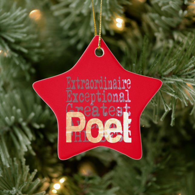 Poet Extraordinary Keramik Ornament (Baum)