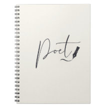 Poet Script Notebook – Minimalist Writing Journal
