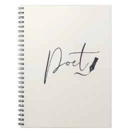 Poet Script Notebook – Minimalist Writing Journal Notizblock