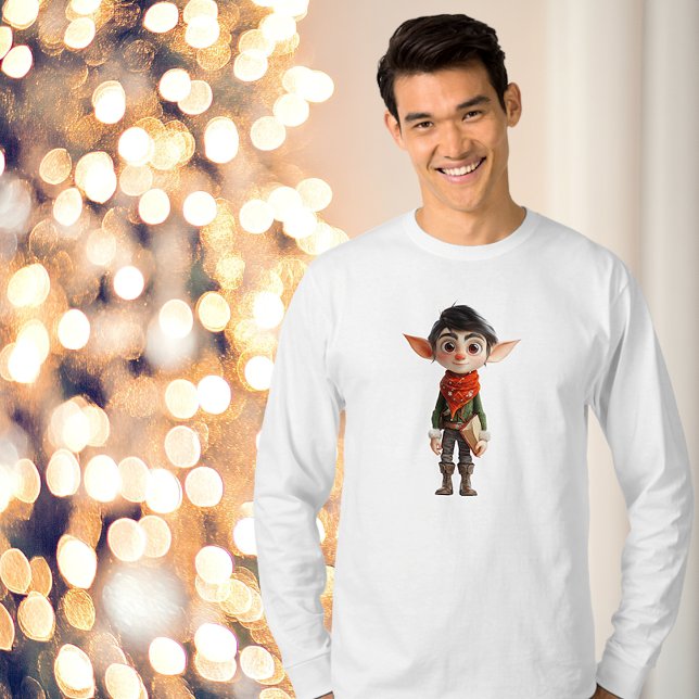Poet Teen Christmas Elf Men's T-Shirt (Von Creator hochgeladen)