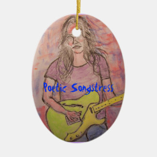 Poetic Songstress Keramikornament