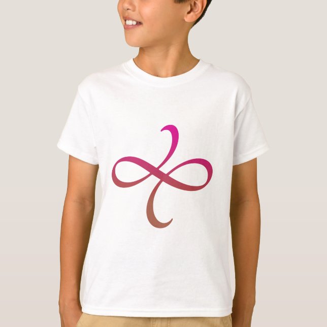Poetisch Geblüht (rosa-rot-orange) T-Shirt (Vorderseite)