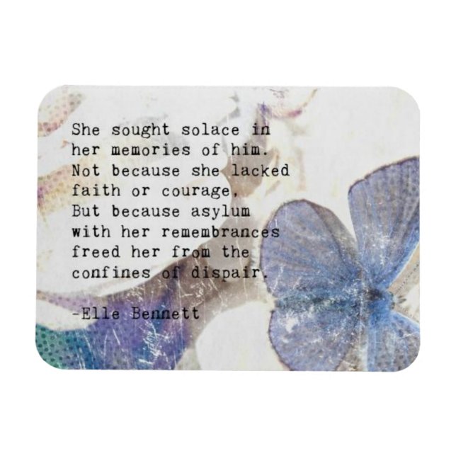 Poetische Ausdrücke: Frieden Magnet (Horizontal)