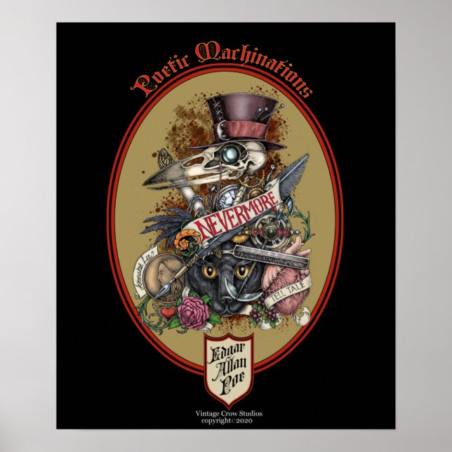 Poetische Maschinen Poster (Vorne)