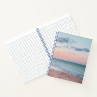 Poetische Sonnenuntergangs-Himmel Notizbuch