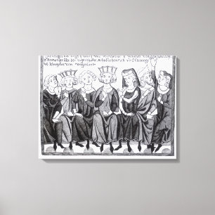 Poetischer und musikalischer Kongreß Leinwanddruck