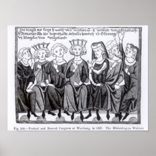 Poetischer und musikalischer Kongreß Poster