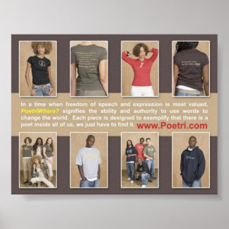 "PoetriWhere?"...ein Stil wie kein anderer!!! Poster