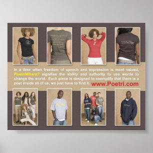 "PoetriWhere? "… Mögen eine Art nicht andere!!! Poster