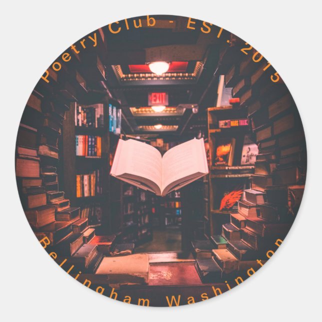 Poetry Club Sticker (Vorderseite)