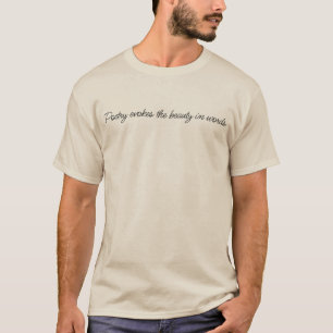 Poetry Evokes Men's Basic T - Shirt