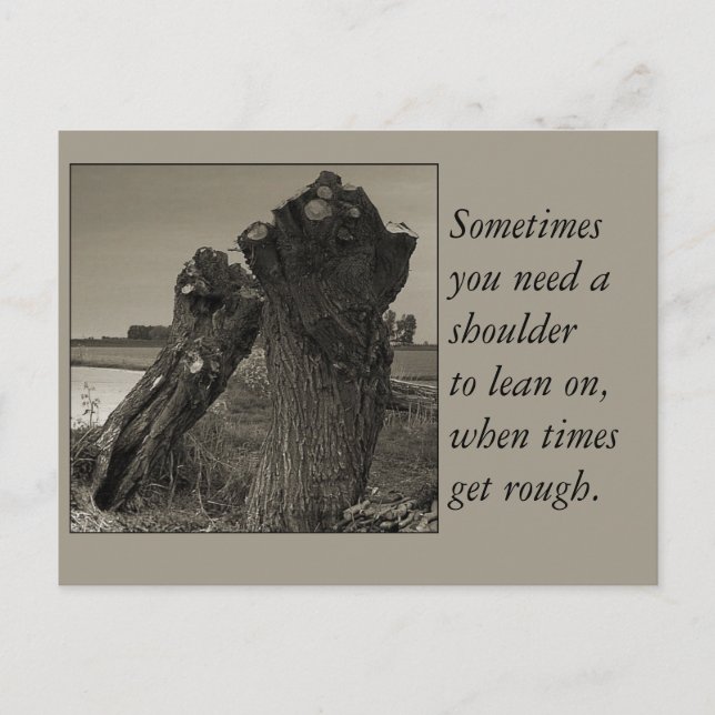 Poetry - Freundschaft Postkarte (Vorderseite)