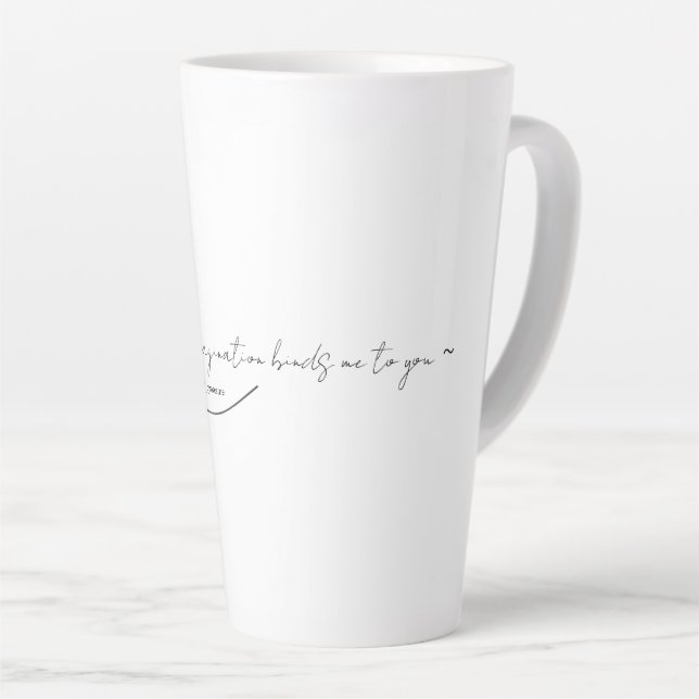 Poetry Mug Milchtasse (Rechte Ecke)