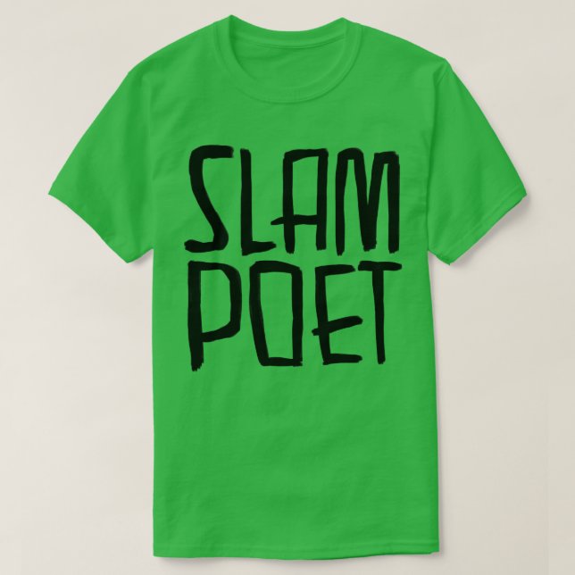 Poetry Slam Slam Poet T-Shirt (Design vorne)