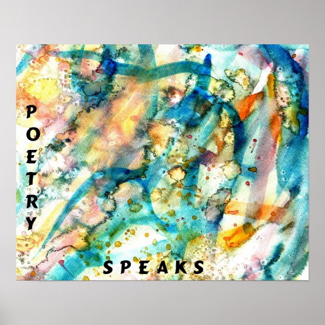 POETRY SPEAKS Poster (Vorne)