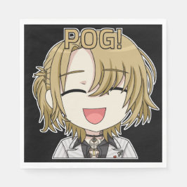 Pog! Chibi Napkins - Luca Kaneshiro Fanart Serviette