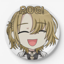 Pog! Chibi-Papierteller - Luca Kaneshiro Fanart Pappteller
