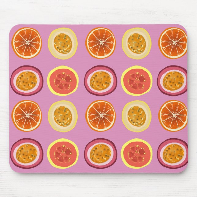 POG Hawaii Tropisches Frucht-Passion Orange Guave  Mousepad (Vorne)