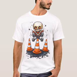 Pogo Bones � Verrücktes Skelett in Bewegung T-Shirt