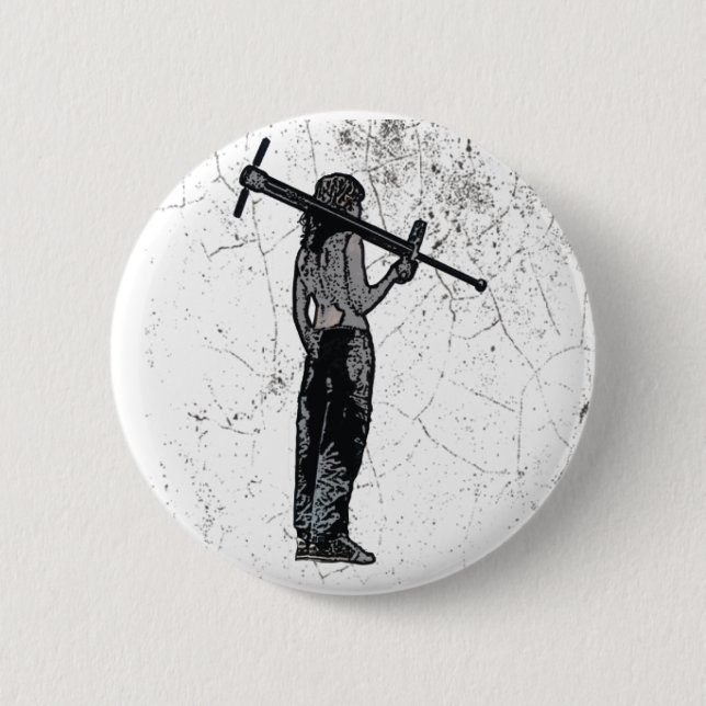 Pogo Kriegers-Knopf Button (Vorderseite)