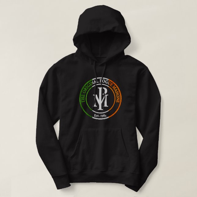 Pogue Mahone Logo Irland Premium Hoodie (Design vorne)