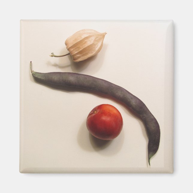 Poha, Bohnen und Pflaume Magnet (Vorne)