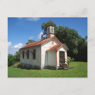 Pohakupuka Kongregationskirche, Hawaii Postkarte