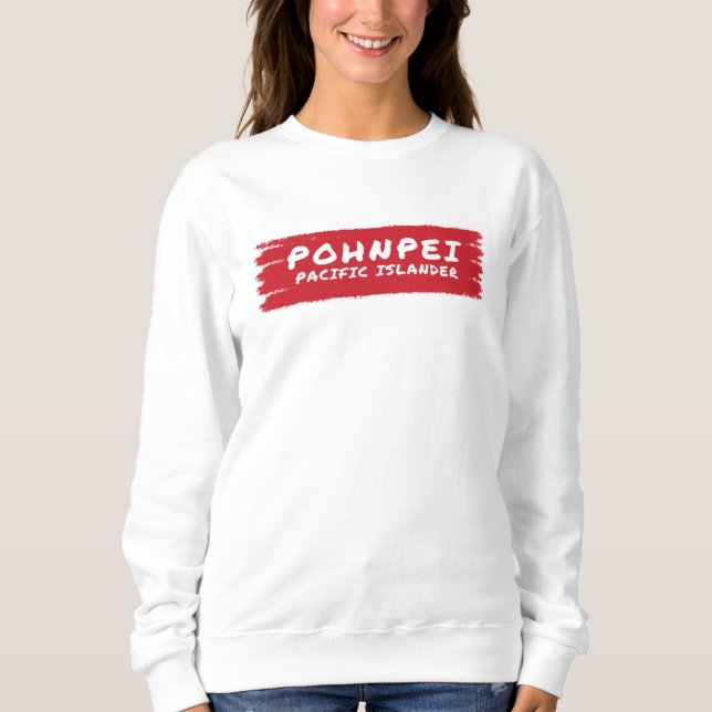 Pohnpei Pacific Islander Classic Sweatshirt (Vorderseite)