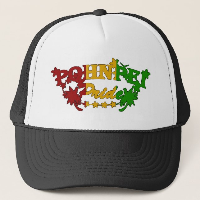 Pohnpei Reggae Truckerkappe (Vorderseite)