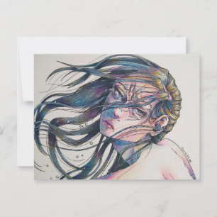 Poignant Art Series 11 von 11 Postkartengrößen Postkarte