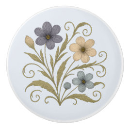 Poignée en Céramique air d'été, botanique-floral Keramikknauf