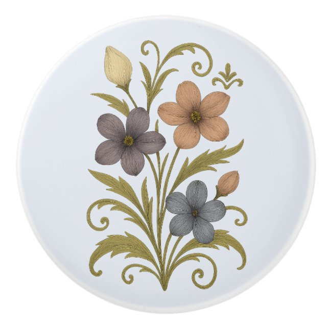 Poignée en Céramique charme rustique Keramikknauf (Vorderseite)