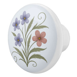 Poignée en Céramique lilas des champs Keramikknauf