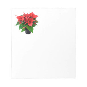 Poinsetta Notepad Notizblock