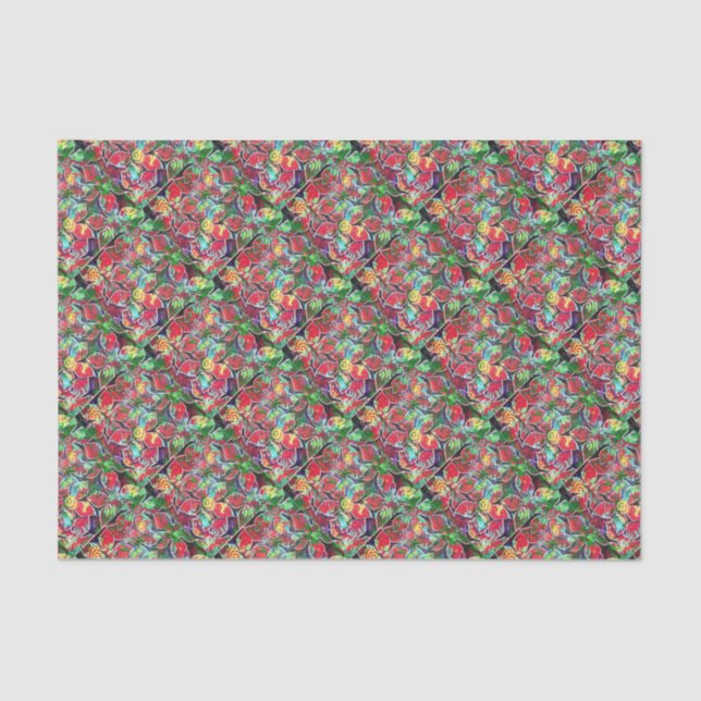 poinsetta Papier (Vorderseite)