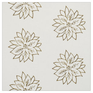 Poinsettia Blume Floral Stoff