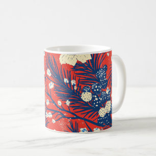 Poinsettia Blumenweihnachtsmuster (20) Kaffeetasse