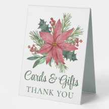 Poinsettia Blumenzwiebelkarten Geschenke