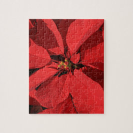 Poinsettia Christmas Puzzle