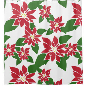Poinsettia Duschvorhang