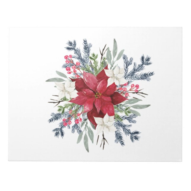 Poinsettia Festivals Notepad Notizblock (Vorderseite)