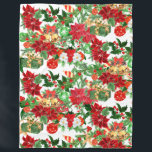 Poinsettia Floral Christmas Collage Fleecedecke<br><div class="desc">Diese saisonale Decke ist eine helle und farbenfrohe Collage von Weihnachtsbildern. Es gibt rote und weiße Poinsettien,  Blumenzwiebeln,  goldene Sterne,  Glocken und Grünpflanzen. Schön! Bilder Design-Kredit zu LeCoqDesigns.</div>