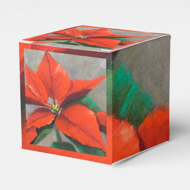 Poinsettia-Geschenkboxen Geschenkschachtel (Vorderseite)