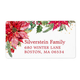 Poinsettia Gold Spritzer Lieferadresse