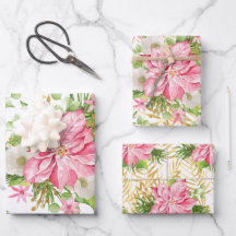 Poinsettia Goldpalme Tree