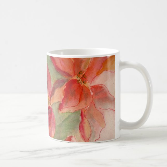 Poinsettia Kaffeetasse (Rechts)