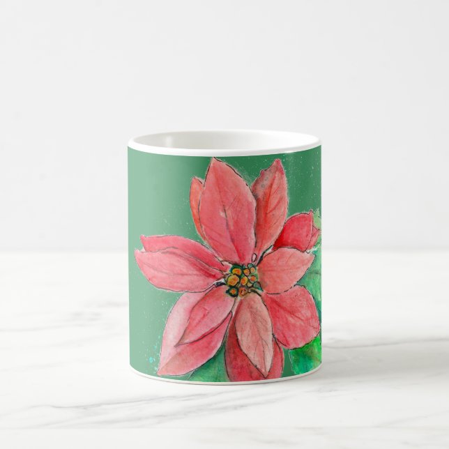 Poinsettia Kaffeetasse (Mittel)