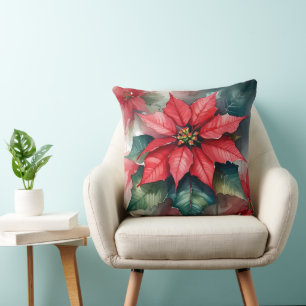 Poinsettia Kissen