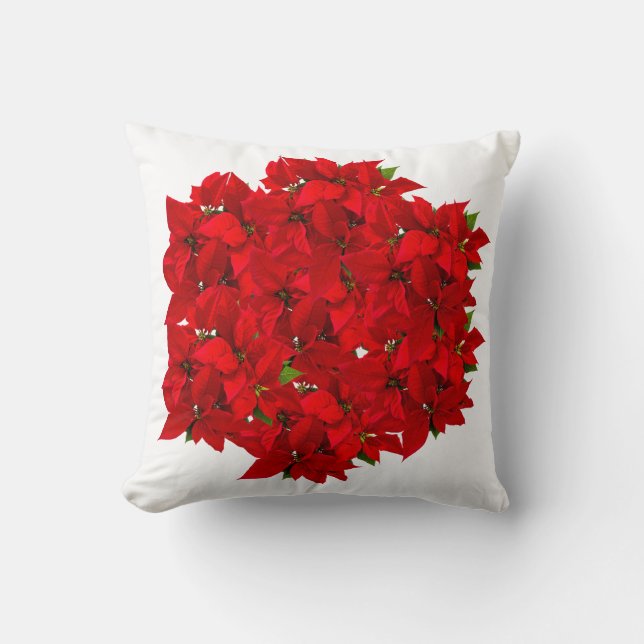 Poinsettia Paradise Pillow Kissen (Vorderseite)